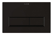 Kludi Unifix Кнопка смыва для унитаза, пластик, цвет: черный матовый 32PP0139