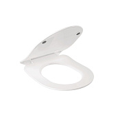 Kludi Resa R Крышка-сиденье для унитаза, с микролифтом, цвет: белый глянцевый 23WCS43