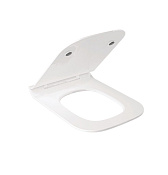 Kludi Resa C Крышка-сиденье для унитаза, с микролифтом, цвет: белый глянцевый 28WCS43