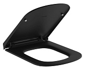 Kludi Resa S Крышка-сиденье для унитаза, с микролифтом, цвет: черный матовый 27WCS39