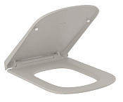 Kludi Resa S Крышка-сиденье для унитаза, с микролифтом, цвет: серо-бежевый матовый 27WCSO2