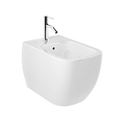 Kludi Resa C Биде подвесное 36x52 см с 1 отверстием под смеситель и переливом, цвет: белый глянцевый 28BIW0143