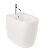 Kludi Resa R Биде напольное 36x55 см с 1 отверстием под смеситель и переливом, цвет: белый матовый 23BIB0243