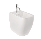 Kludi Resa C Биде напольное 33,7x52,5 см с 1 отверстием под смеситель и переливом, цвет:белый глянц. 28BIB0243