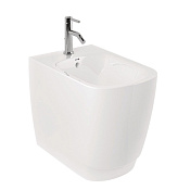 Kludi Resa S Биде напольное 37x55 см с 1 отверстием под смеситель и переливом, цвет: белый глянцевый 27BIB0143