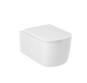 Kludi Resa S Унитаз подвесной безободковый, без крышки, цвет: белый глянцевый 27WCW0143