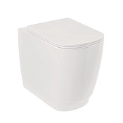 Kludi Resa S Унитаз приставной 37x55 см безободковый, без крышки, цвет: белый глянцевый 27WCB0343