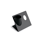 Bertocci Trecento Подставка для зубных щеток и стакана, цвет: matt black 125 4801 0800