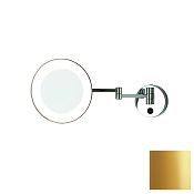 Bertocci Specchi Косметическое зеркало подвес., 5-ти крат. увелич., LED-подсвет., цвет: oro satinato 188 6212 5000