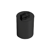 Bertocci Guccio Контейнер для хранения, настольный, латунная колба, цвет: matt black 126 4910 0800