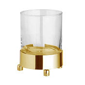 Bertocci Cinquecento Стакан настольный, стеклянный прозрачный, цвет: soft gold 110 0530 0150