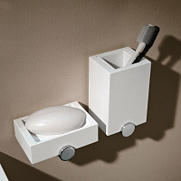 Bertocci Polo Стакан подвесной, керамический, цвет: matt white 141 5730 0200