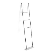 Bertocci Carrarino Стойка-лестница напольная с полотенцедерж. 170h см, мрамор Carrara, цвет: chrome 124 4730 0000