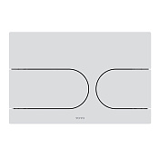 Toto Neorest Кнопка смыва для унитаза, 2 режима, алюминий, цвет: белый матовый MB177EM#W