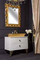 Armadi Art NeoArt Раковина чаша 67x45x13h см, без перелива, отверстие под смеситель, цвет: gold 803