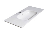 Armadi Art Vallessi Раковина накладная 121х46х17h см, с переливом, цвет: белый глянцевый 838-120-WG