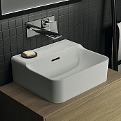 Ideal Standard Conca Раковина подвесная 40х35 см, перелив, без отв. под смеситель, цвет: белый глянц T381101