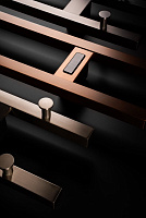 Boheme Duo Полотенцесушитель электрический 17х120h см, цвет: brushed bronze 728-BRB