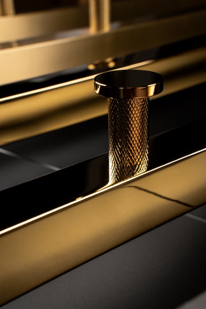 Boheme Duo Полотенцесушитель электрический 17х120h см, цвет: gold 728-G