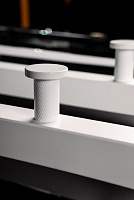 Boheme Duo Полотенцесушитель электрический 17х120h см, цвет: matt white 728-MW