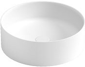 Armadi Art Раковина чаша d40x13h см, без перелива, материал Corian, цвет: matt white 819-MW