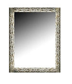 Armadi Art Neoart Зеркало прямоугольное подвесное 75х95h см, цвет: белое-золото 534