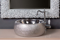 Armadi Art Neoart Зеркало прямоугольное подвесное 100х140h см, цвет: серебро 540