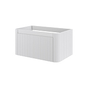 Armadi Art Voi Тумба под раковину, подвесная 80х47,5х38h см, рифленый, цвет: matt white 782-080-R-MW