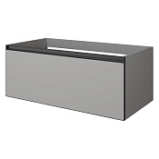 Armadi Art Quatro Тумба под раковину, подвесная 100х50х40h см, профиль anthracite, цвет: luna 790-M1-100-L-A