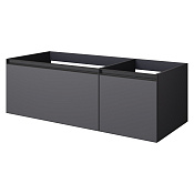 Armadi Art Quatro Тумба под раковину, подвесная 120х50х40h см, профиль anthracite, цвет: antracite 790-M2-120-A-A