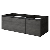 Armadi Art Quatro Тумба под раковину, подвесная 120х50х40h см, проф. anthracite, цвет: oak antracite 790-M2-120-OA-A