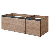 Armadi Art Quatro Тумба под раковину, подвесная 120х50х40h см, профиль anthracite, цвет: willow 790-M2-120-W-A