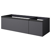 Armadi Art Quatro Тумба под раковину, подвесная 140х50х40h см, профиль anthracite, цвет: antracite 790-M2-140-A-A