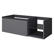 Armadi Art Quatro Тумба под раковину, подвесная 120х50х40h см, профиль anthracite, цвет: antracite 790-M6-120-A-A