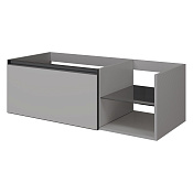 Armadi Art Quatro Тумба под раковину, подвесная 120х50х40h см, профиль anthracite, цвет: luna 790-M6-120-L-A