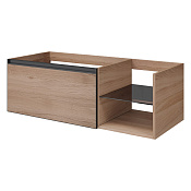 Armadi Art Quatro Тумба под раковину, подвесная 120х50х40h см, профиль anthracite, цвет: willow 790-M6-120-W-A