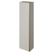 Armadi Art Quatro Шкаф-пенал подвесной 35х28,5х135h см, 1 дверца, профиль matt gold, цвет: cashmere 791-CM-MG