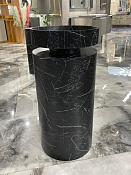 Armadi Art Sole Пьедестал для раковины напольный d40x72h см, материал corian, цвет: nero marquina 801/40-Base-NM