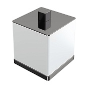 Boheme Qubic Диспенсер ватных дисков, настольный, цвет: shine gun metall 10964-SGM