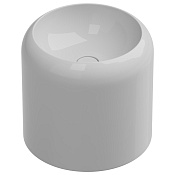 GSG Petra Раковина накладная d45x40h см с донным клапаном, без перелива, цвет: белый глянцевый PELAVSECOLFS000