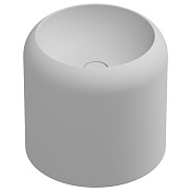 GSG Petra Раковина накладная d45x40h см с донным клапаном, без перелива, цвет: белый матовый PELAVSECOLFS001