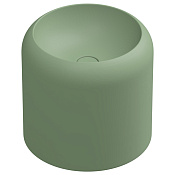 GSG Petra Раковина накладная d45x40h см с донным клапаном, без перелива, цвет: salvia matt PELAVSECOLFS031