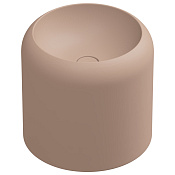 GSG Petra Раковина накладная d45x40h см с донным клапаном, без перелива, цвет: cipria matt PELAVSECOLFS032