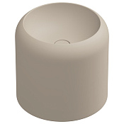 GSG Petra Раковина накладная d45x40h см с донным клапаном, без перелива, цвет: sabbia matt PELAVSECOLFS034