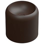 GSG Petra Раковина накладная d45x40h см с донным клапаном, без перелива, цвет: cacao matt PELAVSECOLFS035