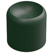 GSG Petra Раковина накладная d45x40h см с донным клапаном, без перелива, цвет: smeraldo matt PELAVSECOLFS036
