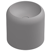 GSG Petra Раковина накладная d45x40h см с донным клапаном, без перелива, цвет: fumo matt PELAVSECOLFS038