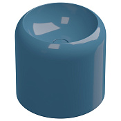 GSG Petra Раковина накладная d45x40h см с донным клапаном, без перелива, цвет: denim glossy PELAVSECOLFS040