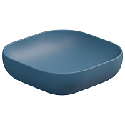 GSG Easy Раковина накладная d45x13,5h см, без донного клапана и перелива, цвет: denim matt EALAVQU45027
