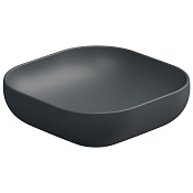 GSG Easy Раковина накладная d45x13,5h см, без донного клапана и перелива, цвет: ebano matt EALAVQU45028